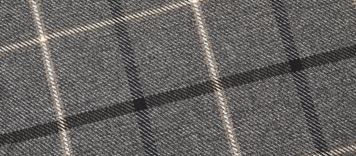 Dog Beds in Signature Tartan Charcoal-Black-Taupe