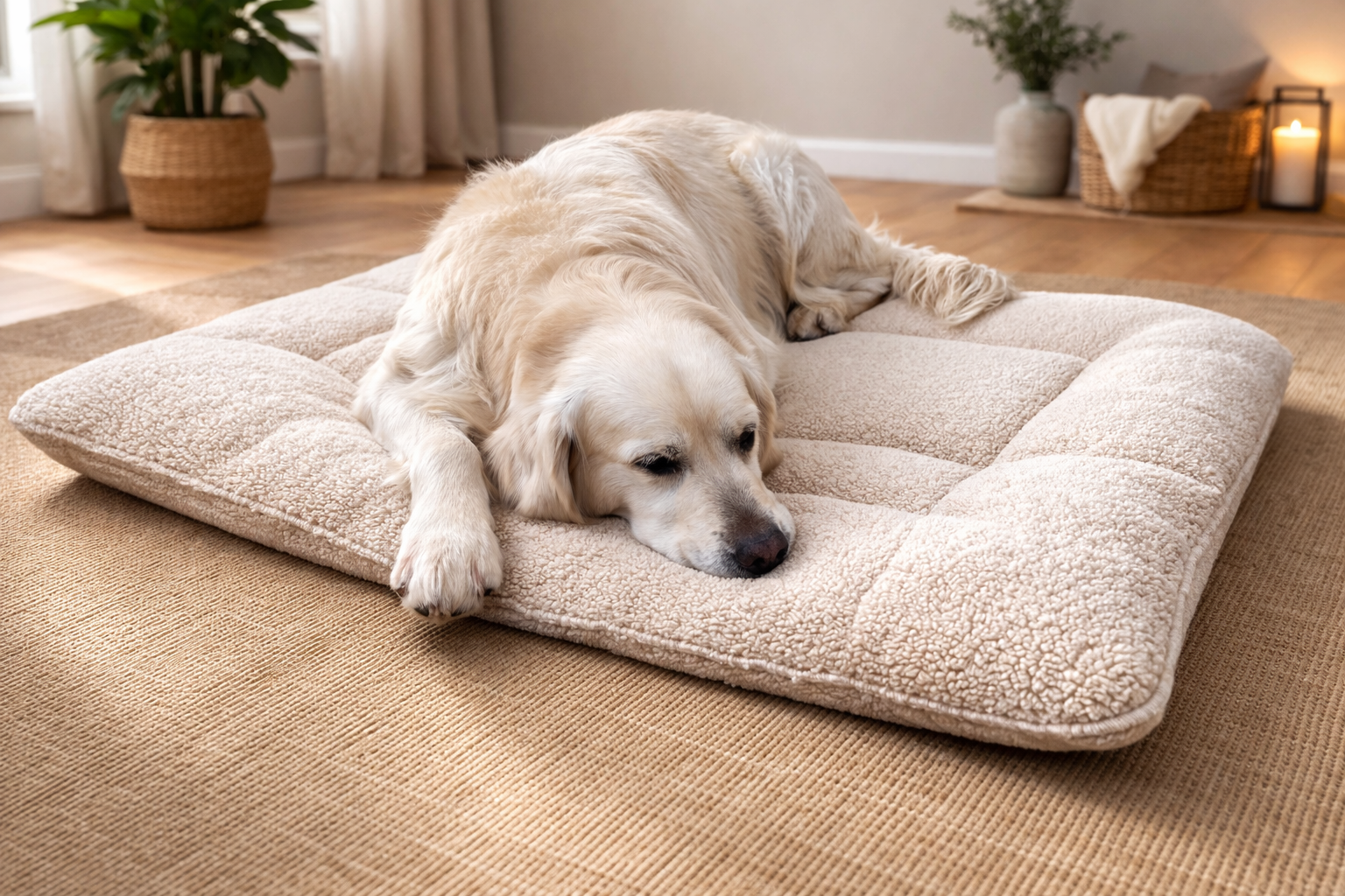 Universal Comfort Dog Mats available in 3 sizes, Grey, Brown and Beige