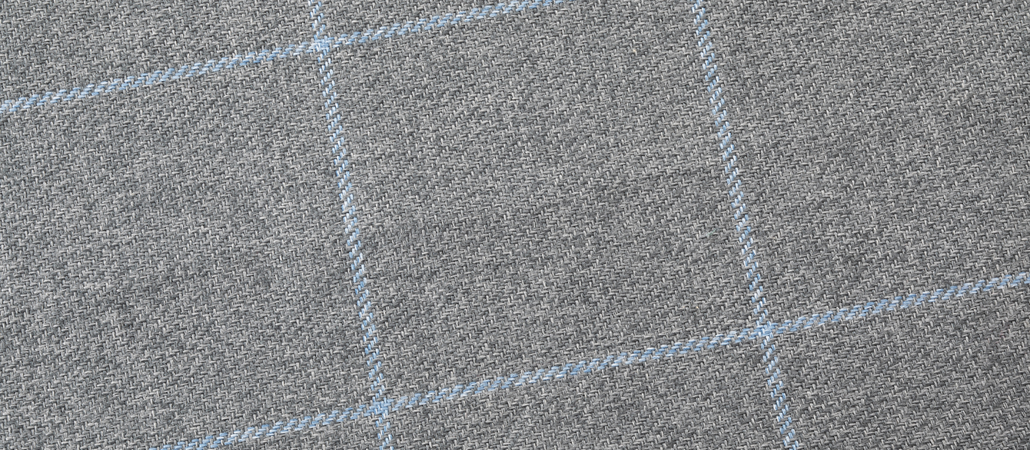 Dog Beds in Classic Check Blue-Grey